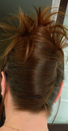 Chignon banane